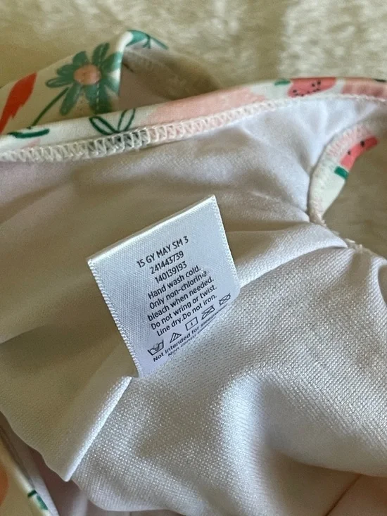 Gymboree Infants Tropical Flamingo One-Piece Swimsuit  SZ 0-3 Months - Picture 5 of 5